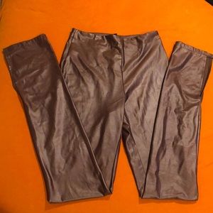 Imitation leather pants size medium